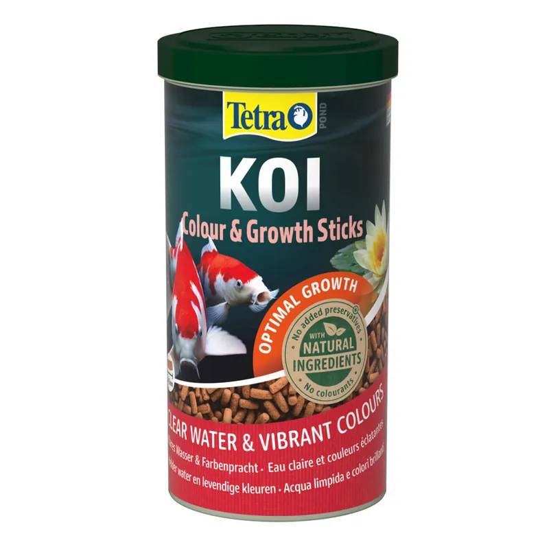 Tetra Pond Koi Colour&Growth Sticks 1,0 Liter (für tägliche Fütterung) Super-Preis